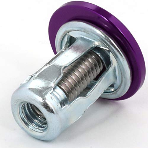 Purple NRG Innovations FW-100PP Fender Washer Kit, Set of 10 (Rivets for Plastic)