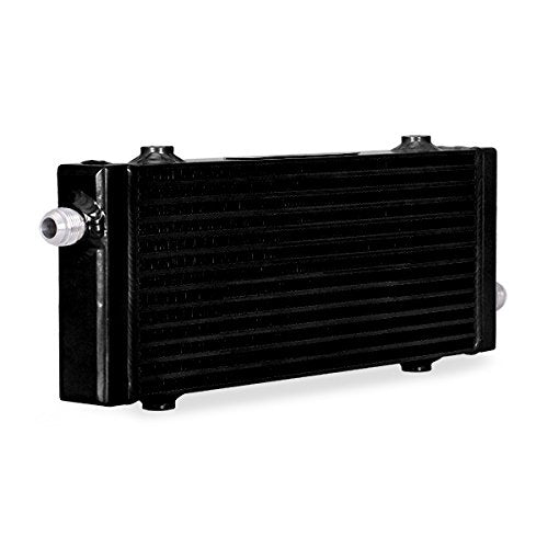 Mishimoto Cross Flow Universal Bar & Plate Oil Cooler, Medium, Black,MMOC-SP-MBK