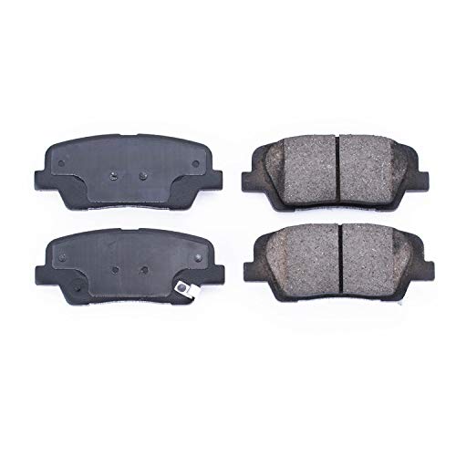 Power Stop Z16 16-1284 Rear Ceramic Brake Pads For Genesis G70, Genesis G80, Entourage, Equus, Gene, Genesis Coupe, Santa Fe XL, K900, Sedona, Sed, Sorento, Stinger [Model Specific]