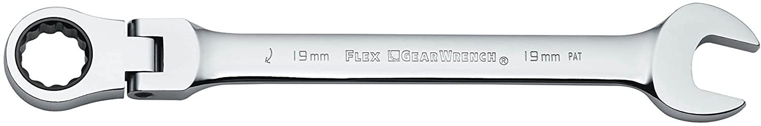 12 Piece GEARWRENCH Flex Head Ratcheting Combination Wrench Set | 12 Point | Metric | 9901D