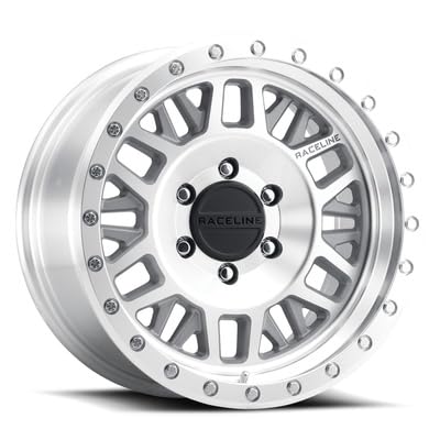 951MC Raceline Wheels RYNO Machined Finish Wheel (17 x 9. inches /6 x 139 mm, -12 mm Offset)
