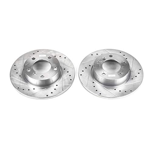 Power Stop EBR473XPR Front Drilled & Slotted Evolution Rotor Pair For BMW 318ti 1995-1999 | BMW Z3 1996-1998/BMW 318ti 1995-1999 | BMW Z3 1996-1998 [Vehicle Specific]