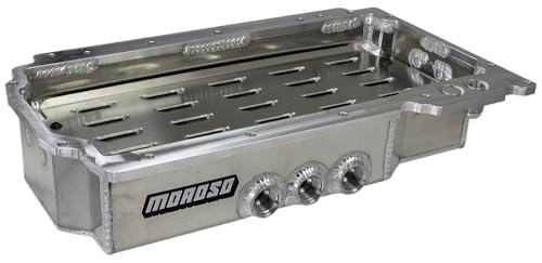 Aluminum Dry Sump Oil Pan Moroso 21170, Fits GM LV1/LV3 V6, 3 Pick Ups