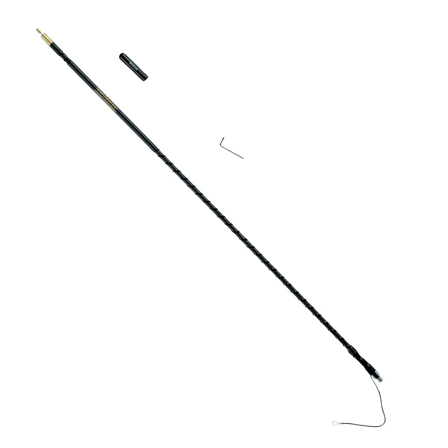 305-483 Wilson Antennas CB Antenna Silver Load FGT Series 3FT Fiberglass Whip Antenna AM|FM Ready-Black