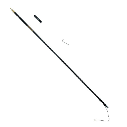 305-483 Wilson Antennas CB Antenna Silver Load FGT Series 3FT Fiberglass Whip Antenna AM|FM Ready-Black