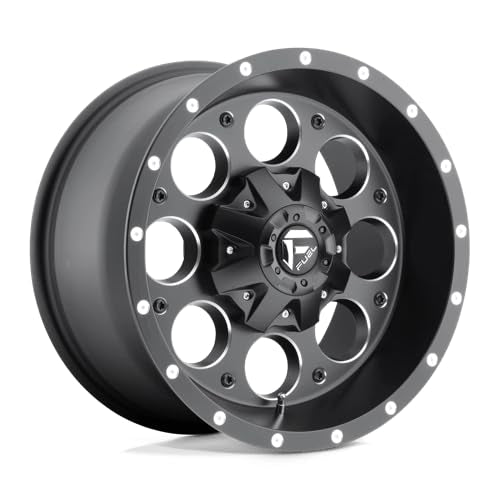 1PC Fuel D525 17X9 6X135/5.5 MT-BLK-MIL -12MM - D52517909845