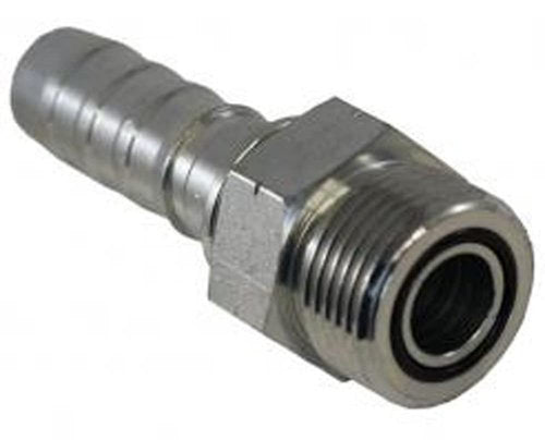 Gates GlobalSpiral 12GS-12MFFOR Couplings, Male Flat-Face O-Ring, Zinc Plated Carbon Steel, 3.50", 3/4" ID