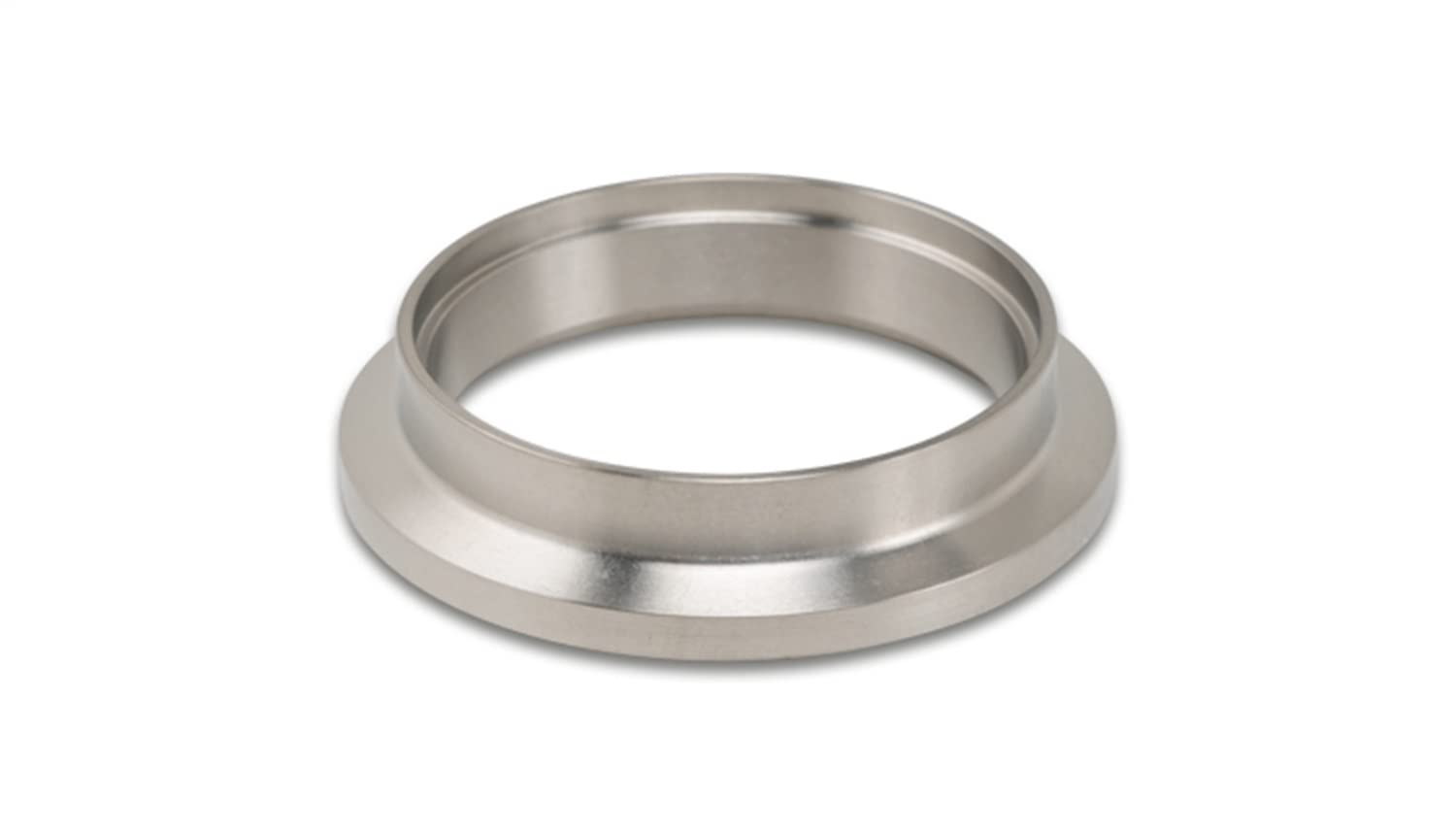 Wastegate Flange, Vibrant Power 12410, Outlet side, V-Band style, fits TIAL MV-R 44mm, CP2 Titanium, each
