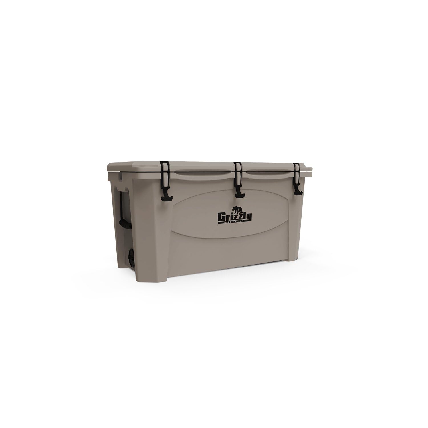 100 Cooler Grizzly | 100 qt Ice Chest Durable Rotomolded Insulated | Made in USA | Warranty for Life | for Beach Boat Camping Fishing Hunting | G100 | Whitetail