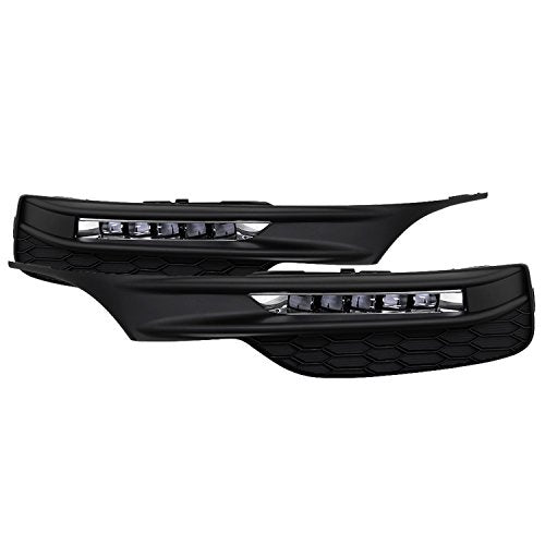 Honda Accord Sedan 2016-2017 Spyder 5083050 OEM LED Fog Lights W/Switch- Clear