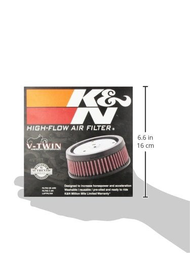 K&N Engine Air Filter: Powersport High Performance Air Filter: Fits 2014-2017 HARLEY DAVIDSON (Softail Slim, Heritage, Softail Classic, Fat Boy, Deluxe, Breakout, and other select models) HD-1614