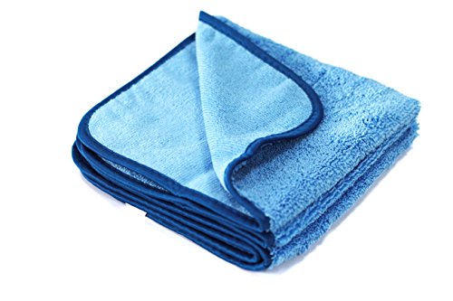 Blue MaxShine Premium All-Purpose Microfiber Cleaning Towel - 16"x16"/40x40cm