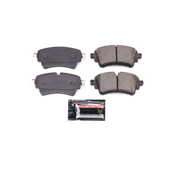 Power Stop Z23-1898 Z23 Evolution Sport Carbon Fiber Infused Ceramic Brake Pads with Hardware Rear