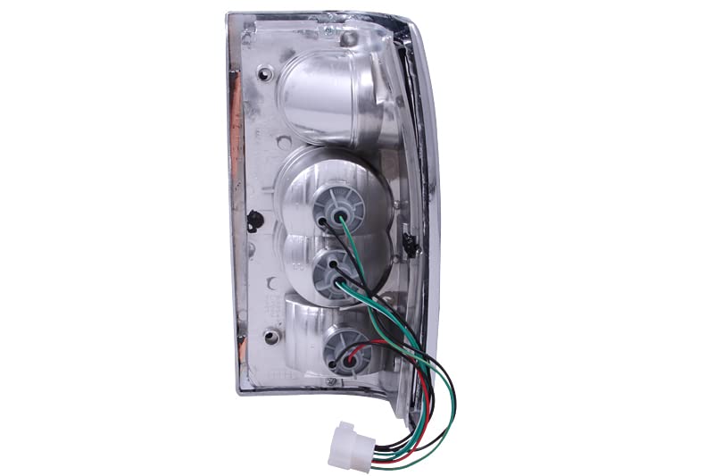 Chrome Euro Tail Light Set-Clear Lens ANZO USA 211111