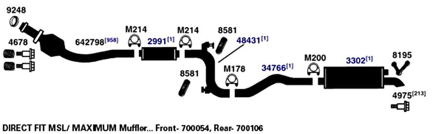 Exhaust Pipe AP Exhaust Products 34766