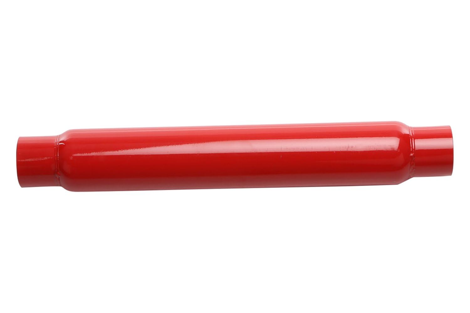 AP EXHAUST Straight-Through Design 87518CB Reversible Fully Welded Body Offersmaximum Durability Cherry Bomb Red Powder Coat The Originalglasspack Since 1968