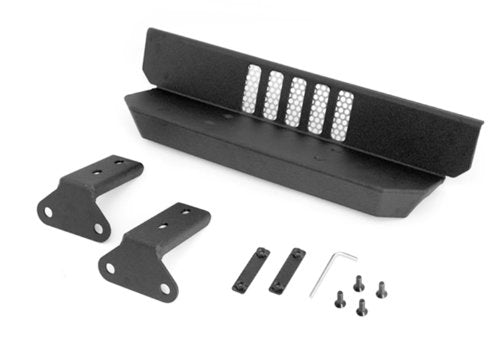 XHD Bumper Rugged Ridge Pod Step Kit | Textured Black, Aluminum | 11547.10 | Fits XHD Pod Bumper from Rugged Ridge