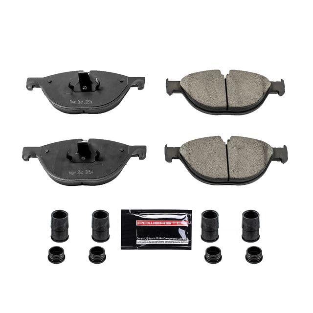 Power Stop Z23-1409 Z23 Evolution Sport Carbon Fiber Infused Ceramic Brake Pads with Hardware Front