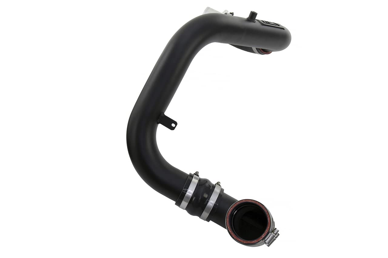 Black HPS Performance 2.5" Intercooler Hot Side Charge Pipe Compatible for 15-18 Audi A3 15-17 S3 16-18 TT TTS Quattro 15-19 Vokswagen VW Golf 15-21 GTI Jetta Arteon Turbo 1.8T 2.0T, 17-128WB