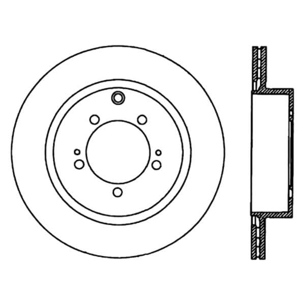 Premium StopTech High-Carbon Rotor 125.46075