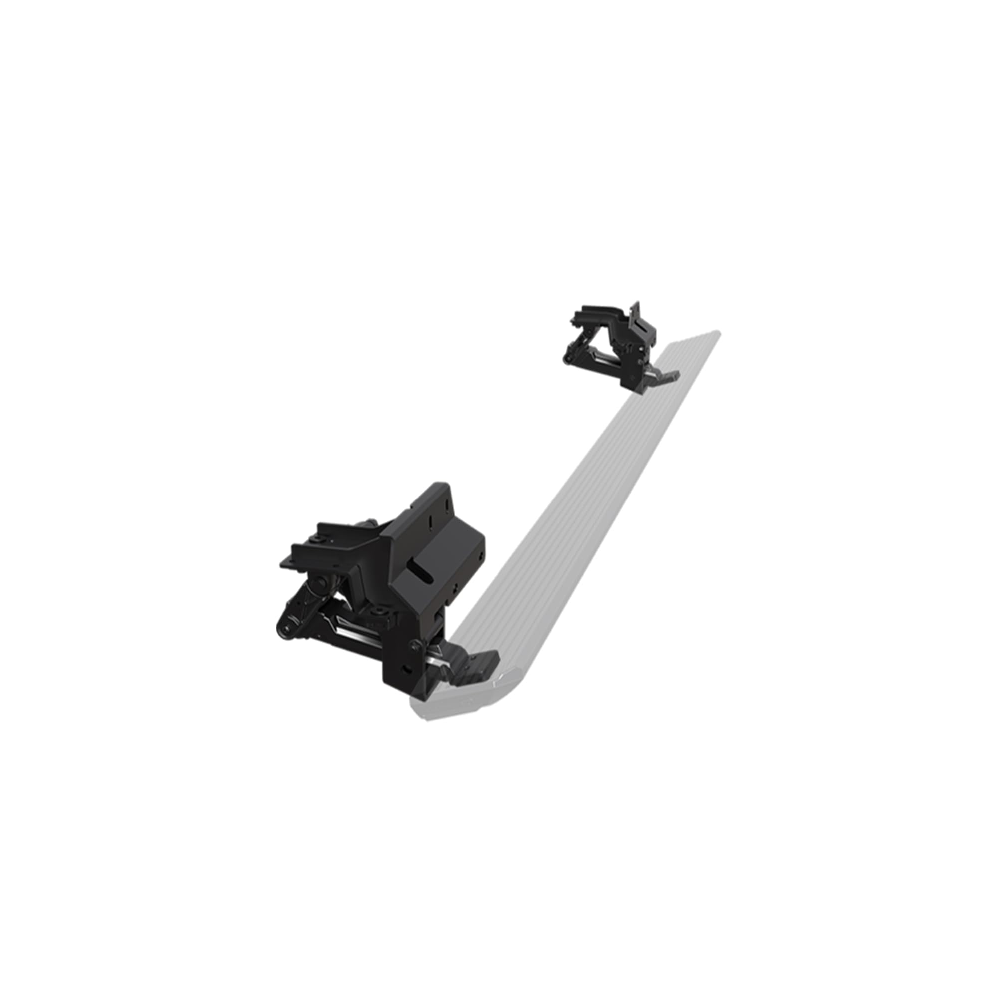 Elite Black Horse Retractable Power Board Black Compatible with 2019-2024 Ram 1500 Quad Cab-PWBR0473