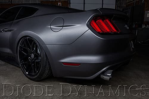 LED Sidemarkers Diode Dynamics for 2015-2021 EU/AU Ford Mustang, Red (Pair)