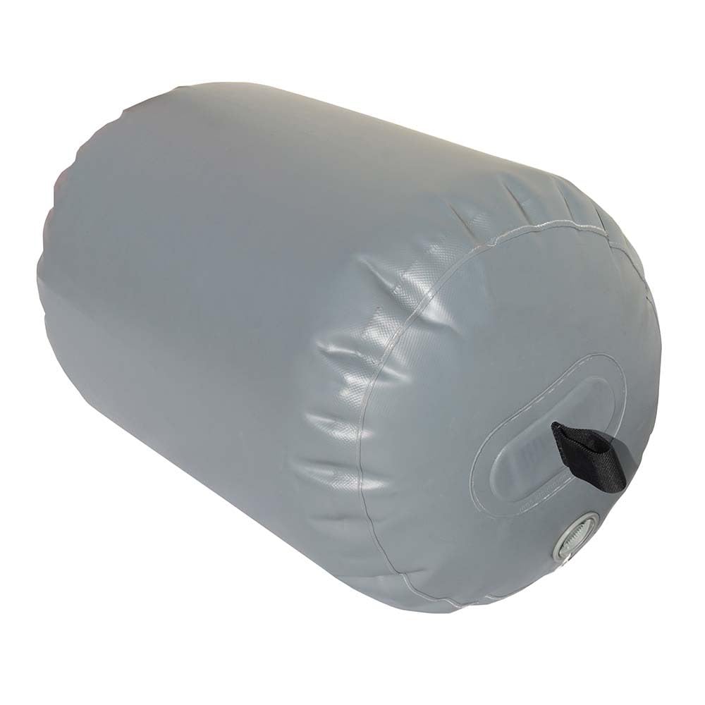 Inflatable Yacht Fenders Super Duty, Gray (24" D x 42" L)