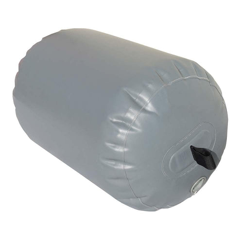 Inflatable Yacht Fenders Super Duty, Gray (24" D x 42" L)