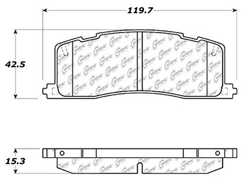 Brake Pad, Centric (301.05010) Ceramic