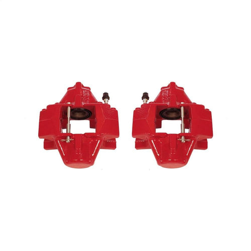 Power Stop Pair of High-Temp Red Powder Coated Rear Calipers S2840