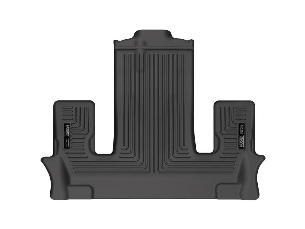 Weatherbeater Husky Liners Floor Mats | Fits 2022-2025 Ford Explorer w/2nd Row Bucket & w/Out Floor Console | 3rd Row, 1-pc Black - 14441