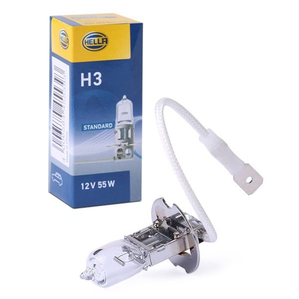 Hella Halogen-Front Fog Light 1NB 005 860-201 - Comet 450-12V - rectangular - mounting - Clear diffusing lens - Lens Colour: White - left/right