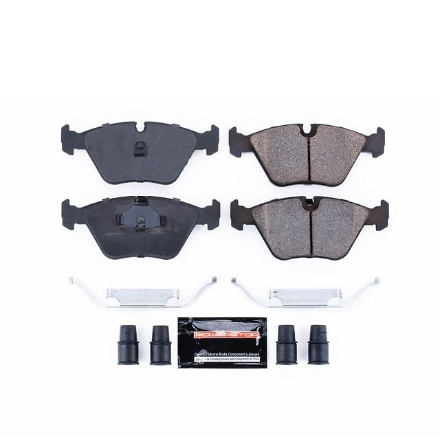 Power Stop Z23-394 Z23 Sport Ceramic Brake Pads with Hardware Front For 200, 200 Quattro, 525i, 5, 530i, 535i, 540i, 735i, 735iL, 740i, 740iL, 750iL, BMW, M3, M3, M5, Z3 [Model Specific]