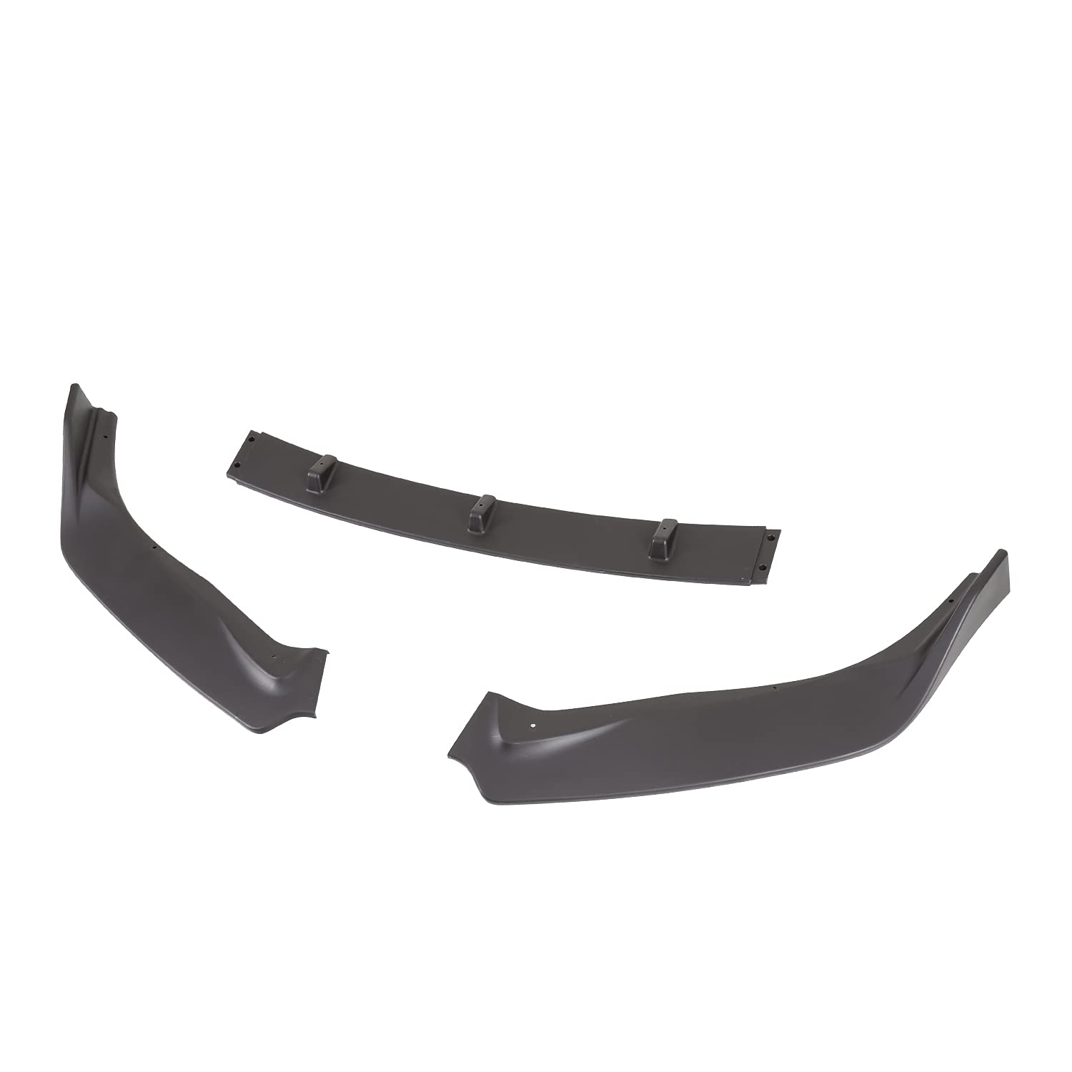 Matte Black Spec-D Tuning Front Bumper Lip Spoiler Splitter Kits 3PC Compatible with 2016-2019 Nissan Sentra