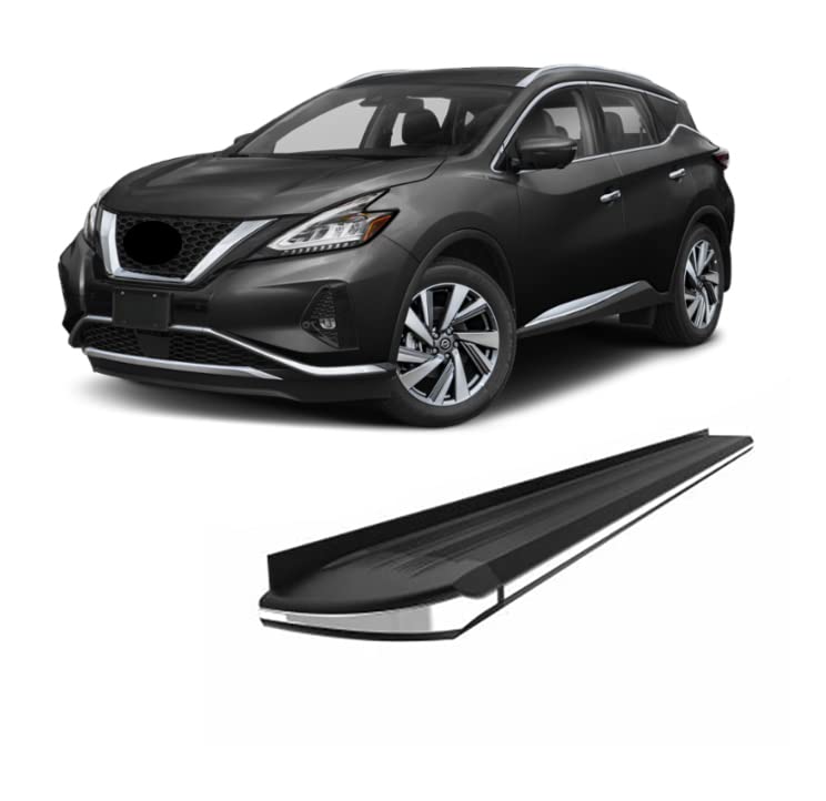 Exceed Black Horse Running Boards Compatible with 2015-2023 Nissan Murano (Excludes 2-Door Model)-EX-NIMU-15