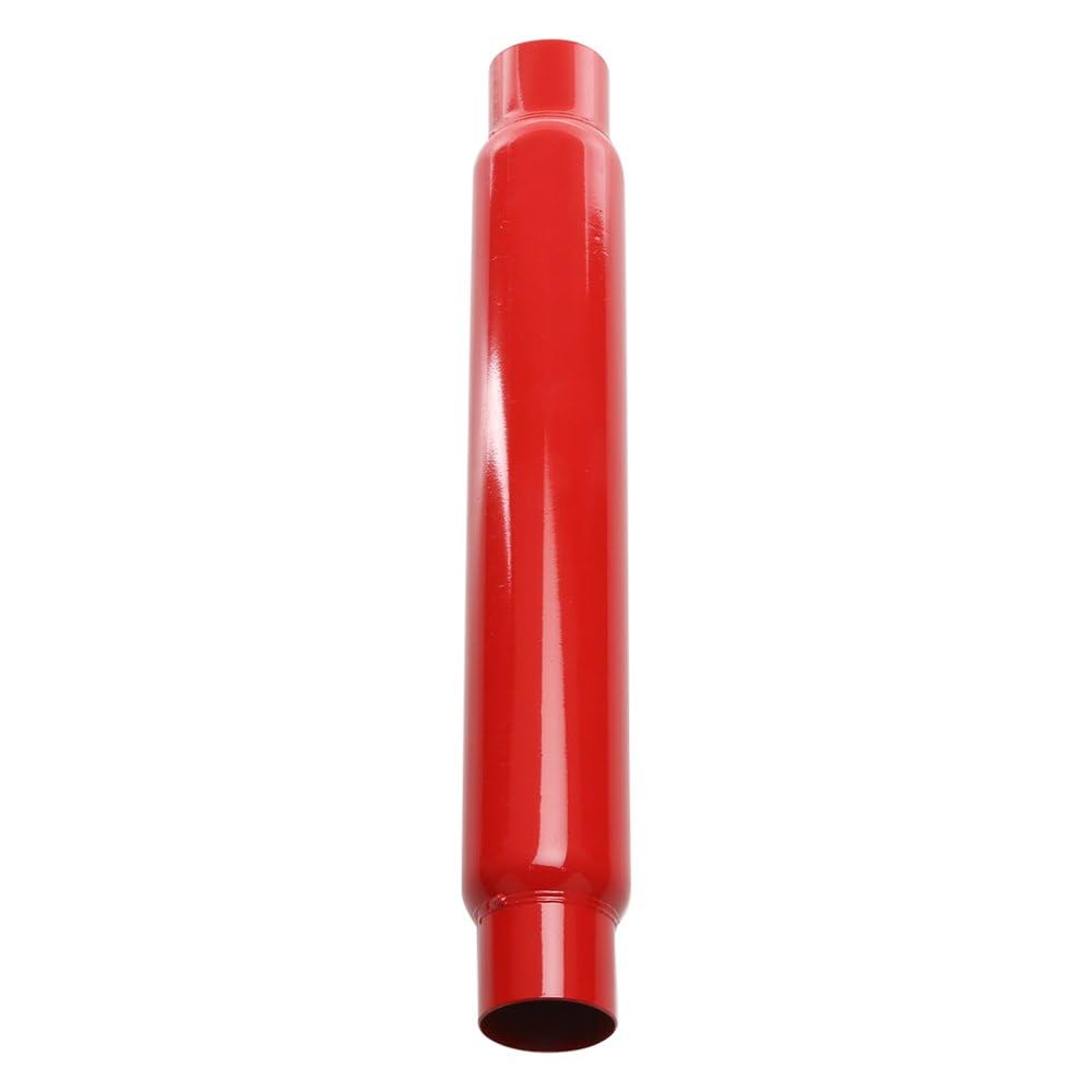 AP EXHAUST Straight-Through Design 87518CB Reversible Fully Welded Body Offersmaximum Durability Cherry Bomb Red Powder Coat The Originalglasspack Since 1968