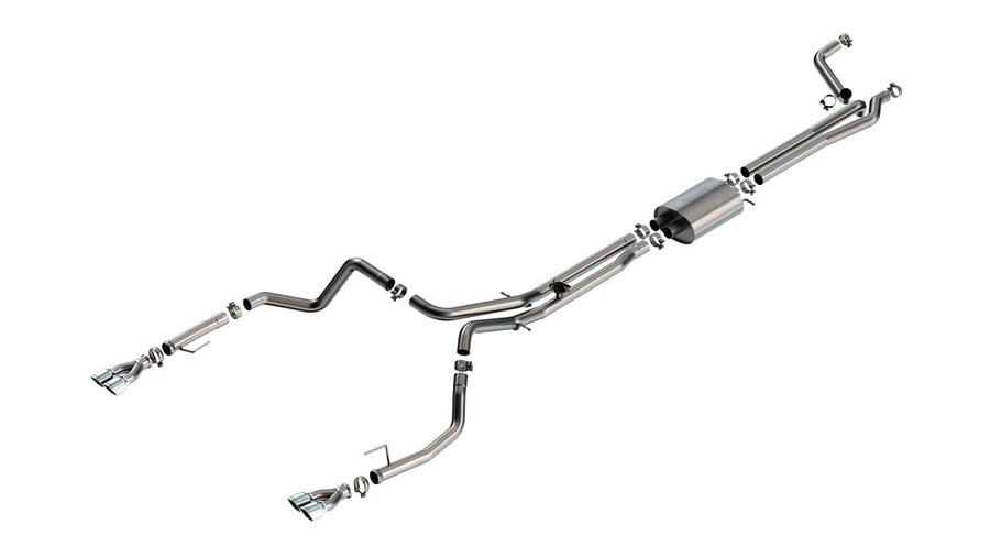 24-25 Chevy Silverado 1500 Borla (6.2L V8) S-Type Cat-Back Exhaust - 3.5in Chrome Tips