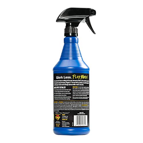 Meguiar's Marine Extreme Water Spot Detailer - Hard Water Stain Remover that Offers Additional Shine and Protection in One Advanced Detailing Spray - Non-Abrasive Formula, 32 Oz Spray