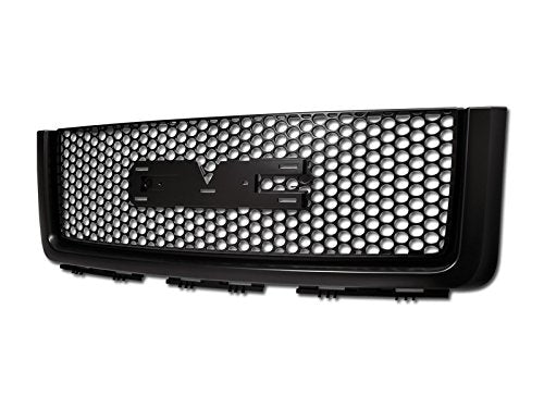 OE Denali Style Armordillo USA 7165489 Front Hood Grille - Matte Black Fits 2007-2013 GMC Sierra 1500