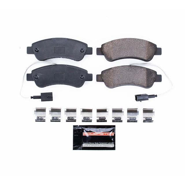 Power Stop Z23-1490 Z23 Evolution Sport Carbon Fiber Infused Ceramic Brake Pads with Hardware For Ram ProMaster 1500, Ram ProMaster 2500, Ram ProMaster 3500, Ram ProMaster Rapid [Model Specific]
