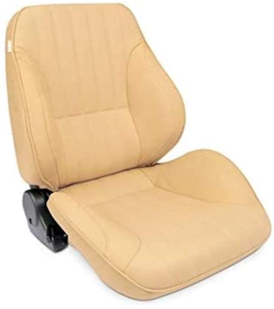 Beige Vinyl ProCar by Scat Racing Rally Low Back Recliner Right Seat 80-1050-54R
