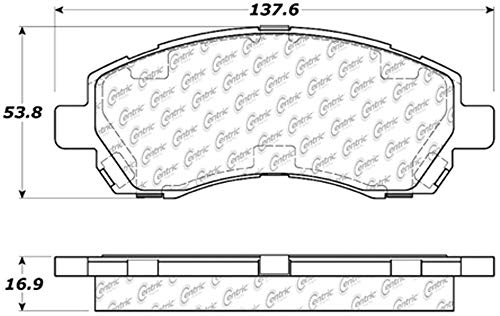 Brake Pad, Centric (301.07220) Ceramic
