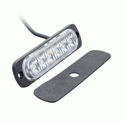 Heise Marker Lights Bi-Color Blue/Amber - 4.4 Inch - 6 Led