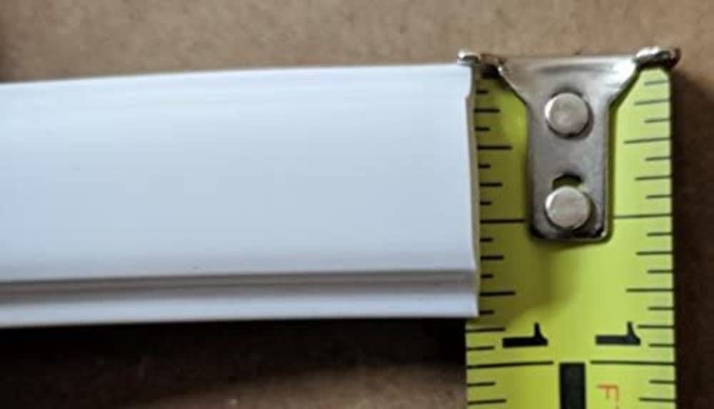 50' Polar White Quality RV Exterior Vinyl Insert Trim 382-50