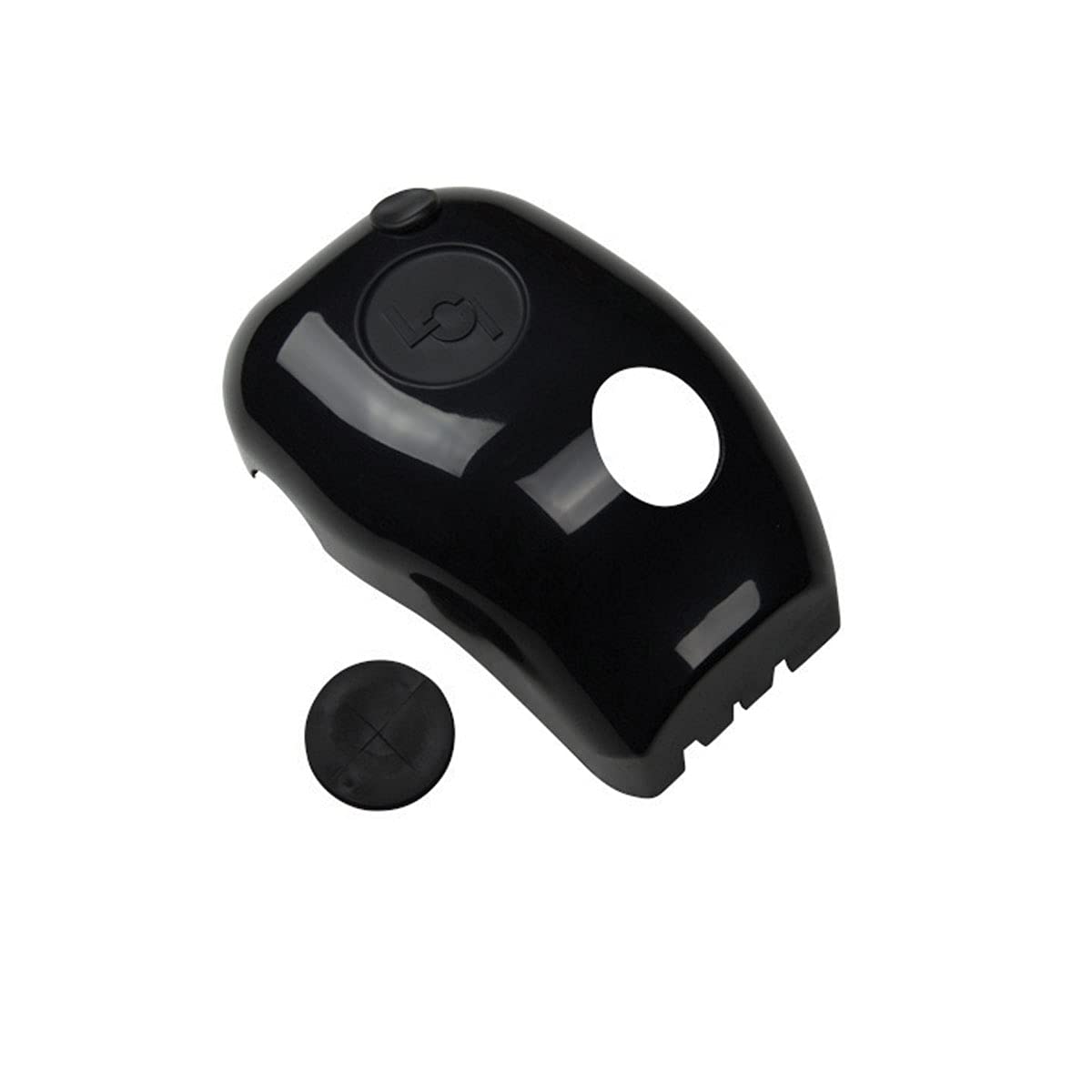 Lippert Components Solera Manual Crank-Style Awning Drive Head Front Cover - Black