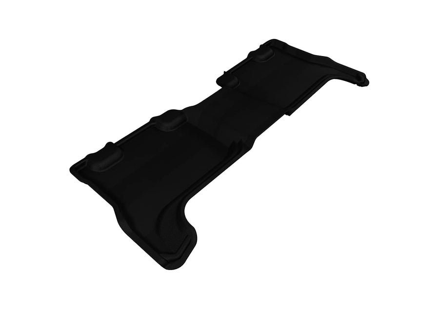 3D MAXpider Custom Fit Second Row All-Weather Floor Mat for Select Chevrolet Colorado Models - Kagu Rubber (Black)