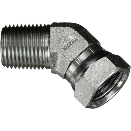 Gates G60142-0204 Adapters--male Pipe Nptf To Female Pipe Swivel Npsm--sae To Sae - 45