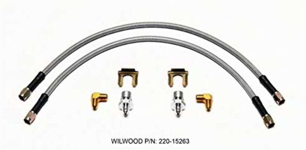 18 inch Flexline Kit, -3, M10-1.5 IF,1/8 NPT 90 Degree