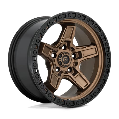 D699 KICKER FUEL OFF-ROAD 17X9, 5X5.0, 4.53, 12mm MATTE BRONZE BLACK BEAD RING - D69917907545