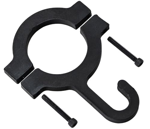 Helmet Hook Moroso 61780, 1.5" Diameter Bar, Billet Aluminum, Black Anodized